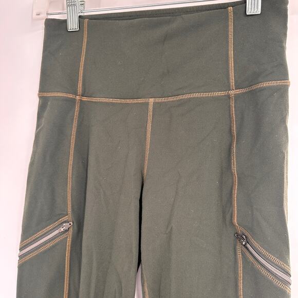 Athleta Green Metro Drifter High Rise Tight Leggings Size Small - Picture 3 of 8